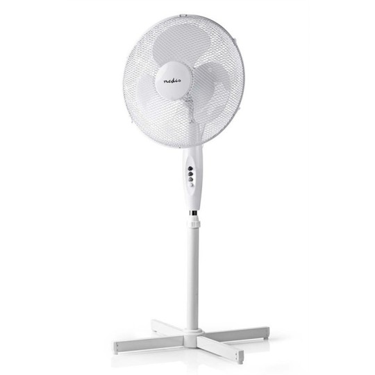 Lattiatuuletin 40cm Nedis, 45 watin tuuletin lattiatelineellä.