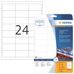Säänkestävä tulostustarra 66x33,8mm (240) Herma 4582