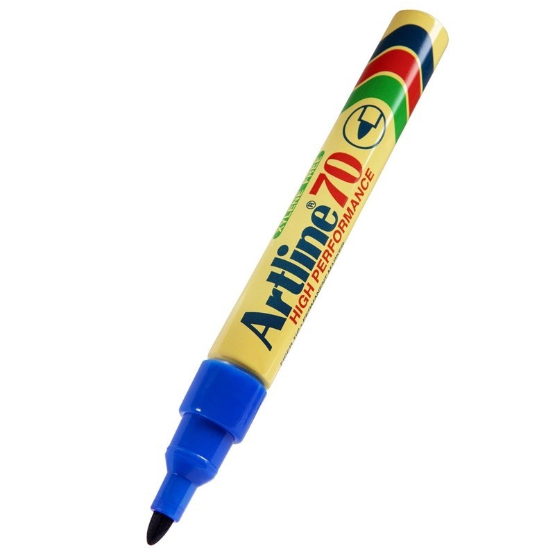 Huopakynä 1,5 Artline 70, suosituin permanent marker pyöreällä kärjellä soveltuu useille pinnoille sisällä ja ulkona