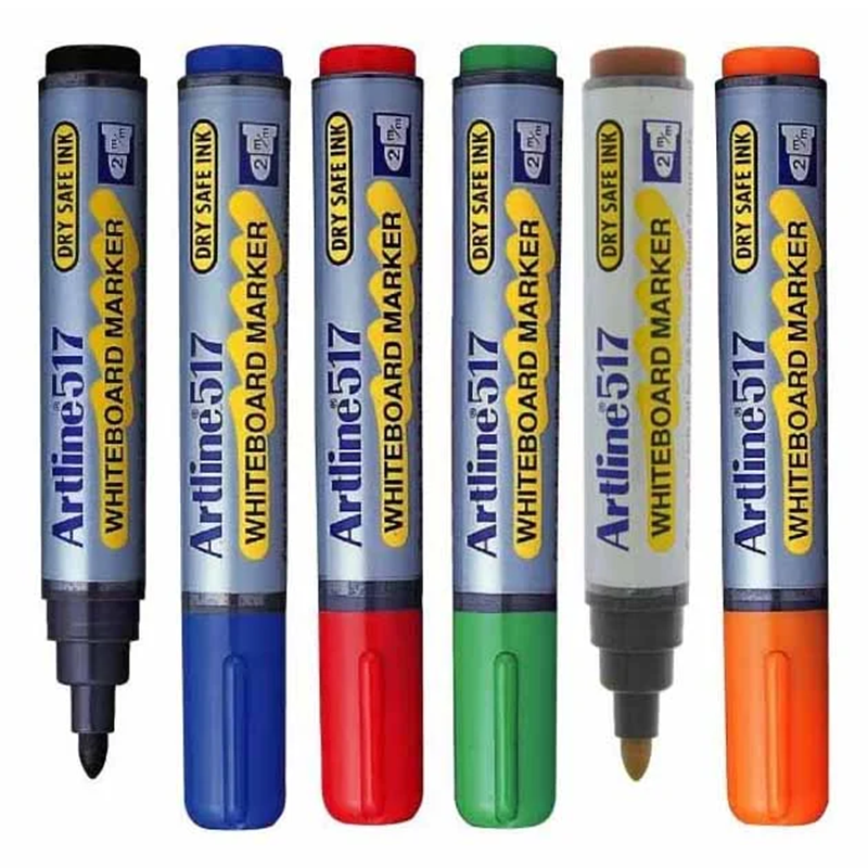 Taulutussi Artline 517 pyöreällä kärjellä, parasta laatua luokkahuoneille ja esitelmöintiin