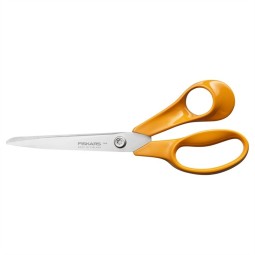 Oranssit Fiskars Classic 9853 -sakset ovat maailman myydyimmät sakset ja design-klassikko.