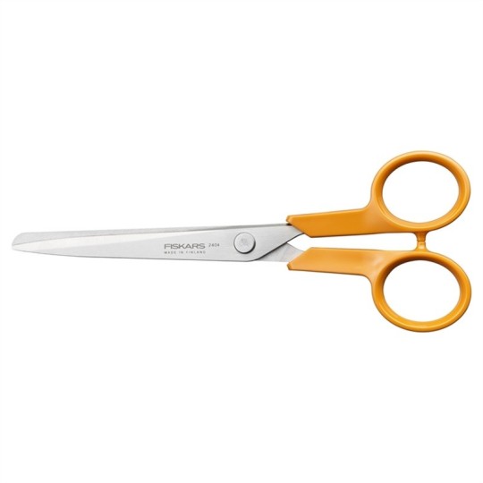 Oranssikahvaiset Fiskars Classic 9859-sakset ovat ikoninen design-klassikko