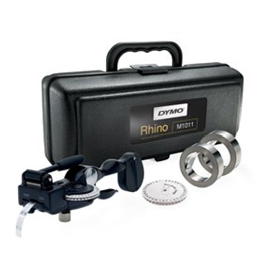 Kohokirjoitinlaite Dymo LabelMaker Rhino M1011 teolliseen merkintään ruostumattomalle teräkselle