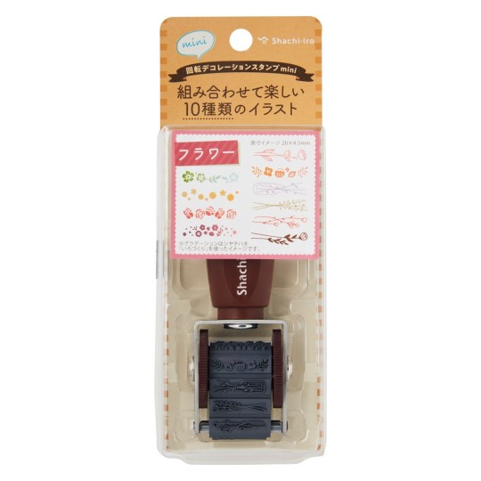 Leimasin Kukka Artline Rotary Decoration Stamp Mini