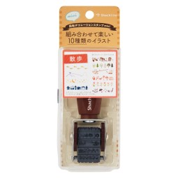 Leimasin Ikonit Artline Rotary Decoration Stamp Mini