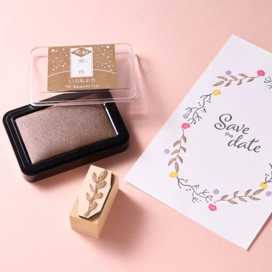 Leimasintyyny Musta Artline Iromoyo Sumi, hohdokkaat glitter-värit