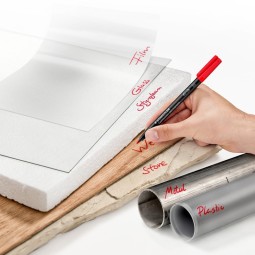 Merkintäkynä 1mm Staedtler Lumocolor 317 Permanent. Huopakynä 1,0mm Medium-kärjellä ja pysyvällä musteella.