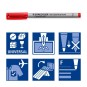 Merkintäkynä Staedtler Lumocolor 315 Non-Permanent. Huopakynä 1,0mm Medium-kärjellä ja vesiliukoisella musteella.