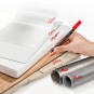 Merkintäkynä Staedtler Lumocolor 314 Permanent. Huopakynä paksulla viistokärjellä ja pysyvällä musteella.