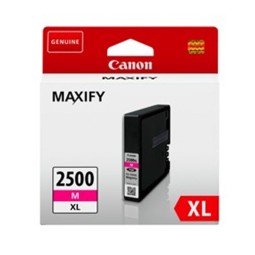 Canon PGI-2500XL Magenta Mustepatruuna. Alkuperäinen 1755 sivun tulostuskasetti.