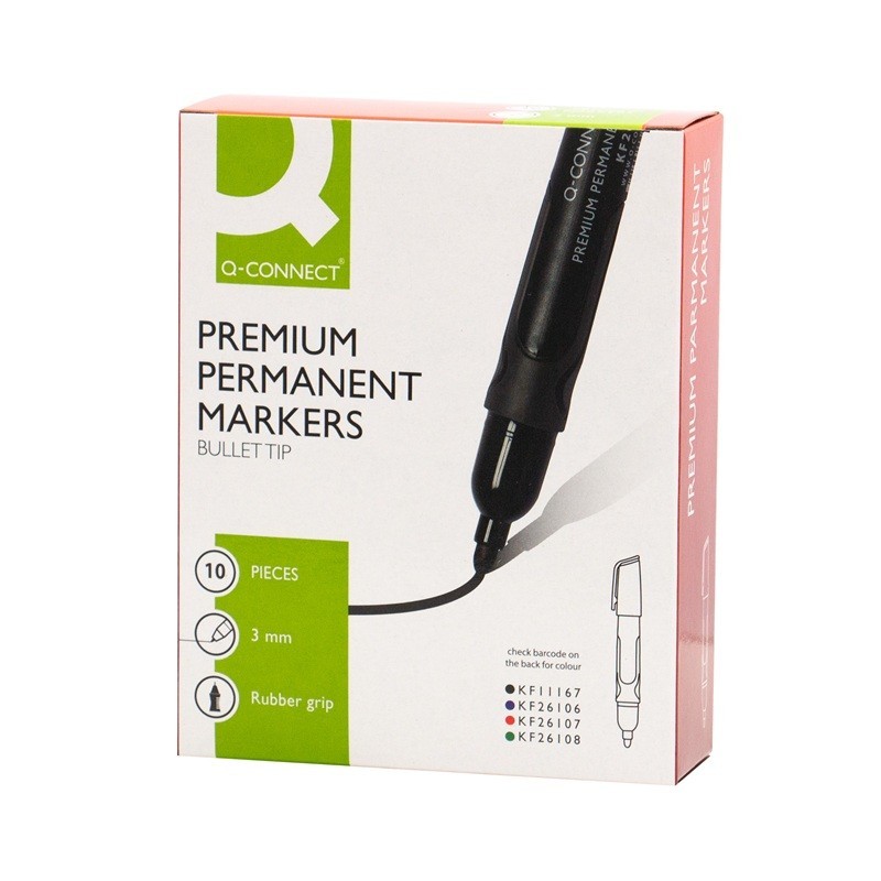 Q-Connect Premium on merkkauskynä kumitetulla otepinnalla.