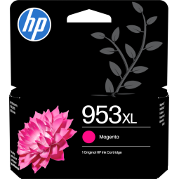 HP No 953XL Magenta Mustepatruuna. Alkuperäinen HP-mustekasetti, noin 1600 sivua.