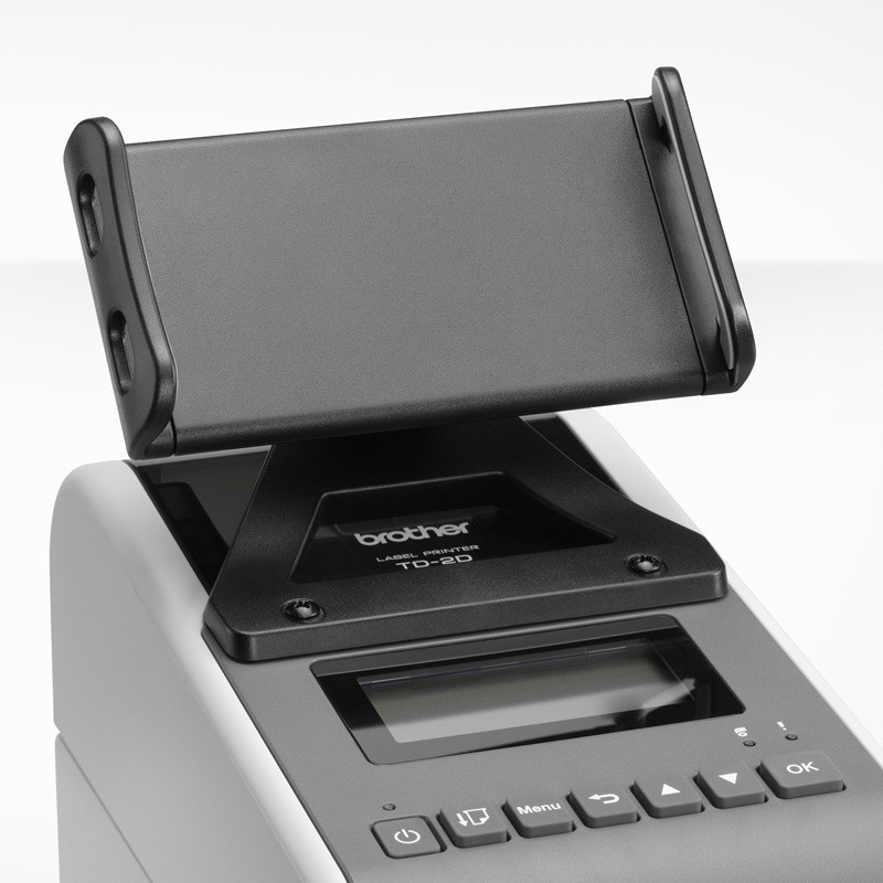 Tablettipidike Brother TD-2D -etikettitulostimiin