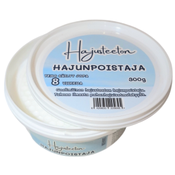 Hajunpoistaja 300g Hajusteeton. Pitkävaikutteinen, kiinteän geelimäinen hajunpoistaja ilman hajusteita.