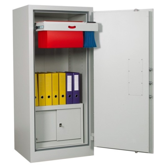Arkistokaappi Chubbsafes 325. Kevyt paloturvattu kassakaappi suuriin säilytystarpeisiin.