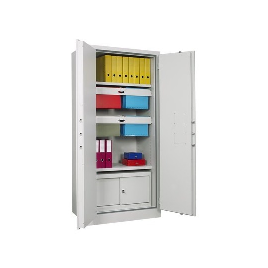 Arkistokaappi Chubbsafes 640, kevyt paloturvattu kassakaappi suuriin säilytystarpeisiin.