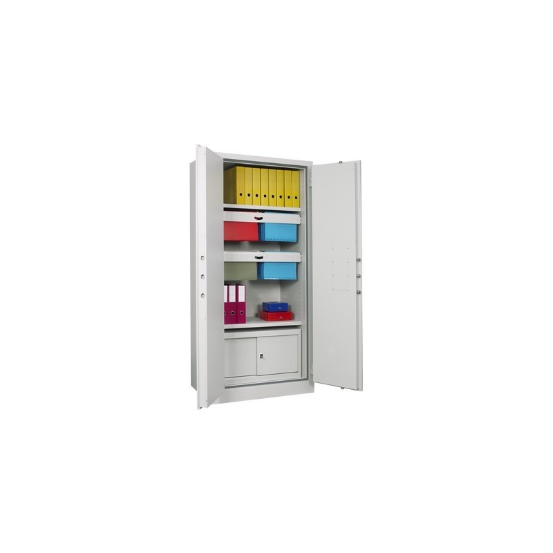 Arkistokaappi Chubbsafes 640, kevyt paloturvattu kassakaappi suuriin säilytystarpeisiin.