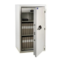 Paloturvakaappi Top Safe ES 200. Järeä palosuojakaappi 120 minuutin palosuojalla ja 300 litran kapasiteetilla.