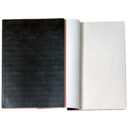 Vahakansivihko A4/100 Musta, ruudutus