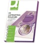 Lamitasku A4 125mic Q-Connect. Yleisin, 125 mikronin laminointitasku. 100 taskua/pakkaus.