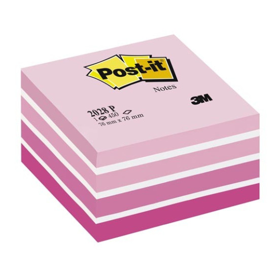Post-It 2028P pinkki pastellikuutio