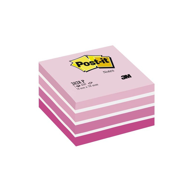 Post-It 2028P pinkki pastellikuutio