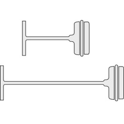 Kiinnike 65mm Nylon /5000kpl 02161 Economy