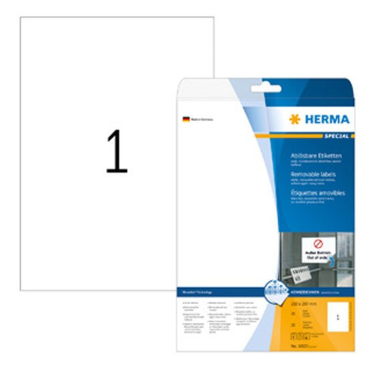 Irtoava tarra 210x297mm /25kpl Herma 10021 Movables