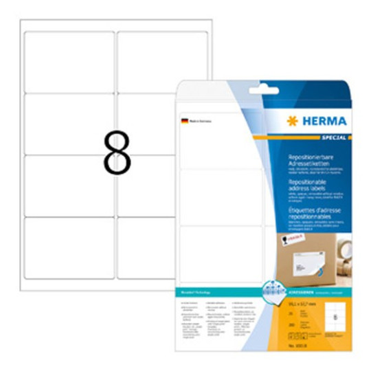 Irtoava tarra 99,1x67,7mm /200kpl Herma 10018 Movables