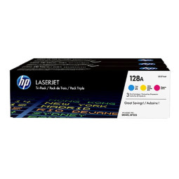 HP 128A Tripack C/M/Y 3x1,3K (CF371AM)