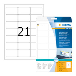 Irtoava tarra 63,5x38,1mm /525kpl Herma 5074 Movables