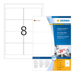 Irtoava tarra 96x63,5mm /100kpl Herma 10308 Movables