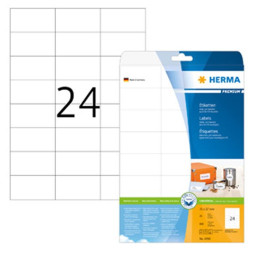 Herma 4390 tarra 70x37 mm 24-jakoinen