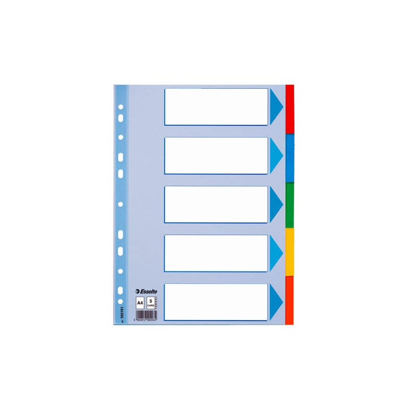 Hakemisto Esselte A4 kartonki 5-os