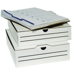 Arkistolaatikko 60mm Valkoinen/painatus