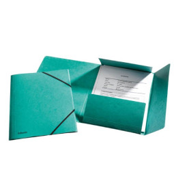 Esselte kulmalukkokansio A4 läpillä vihreä