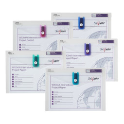 USB-tasku Snopake Polyfile A4 värilajitelma