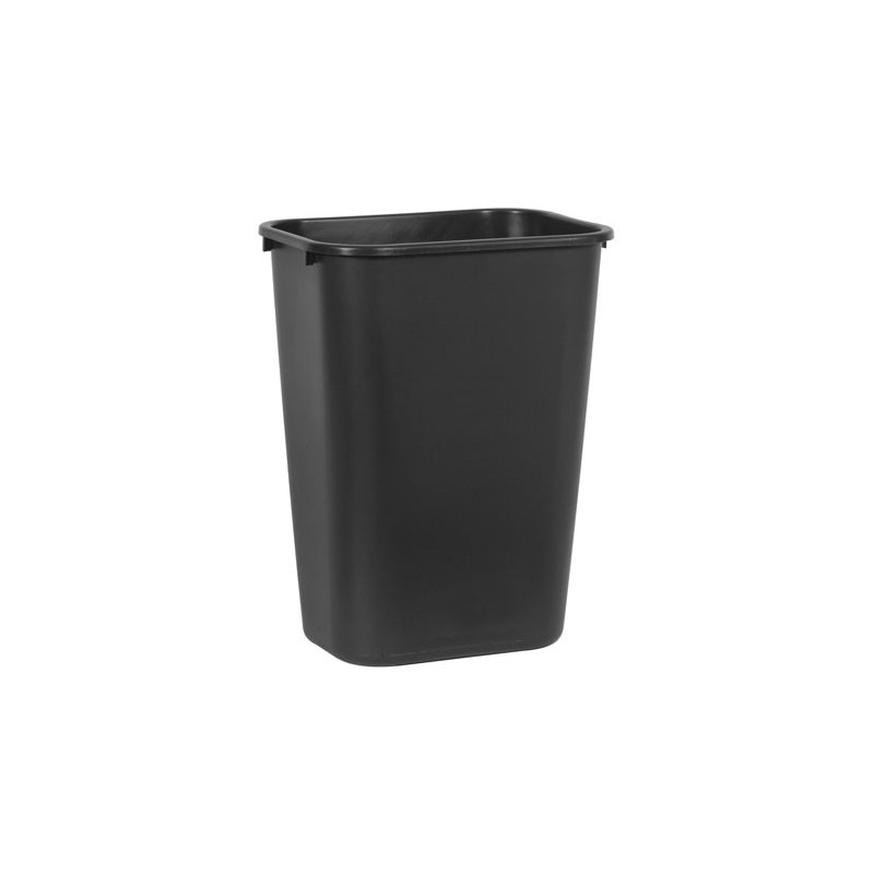 Roskakori 39L Musta Rubbermaid - tilava paperijäteastia toimistoon