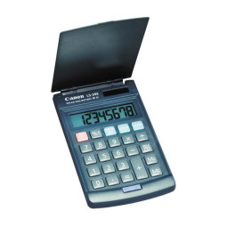 Taskulaskin Canon LS-39E kestävällä kovalla kannella