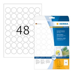 Irtoava tarra pyöreä 30mm Herma 4387 Movables
