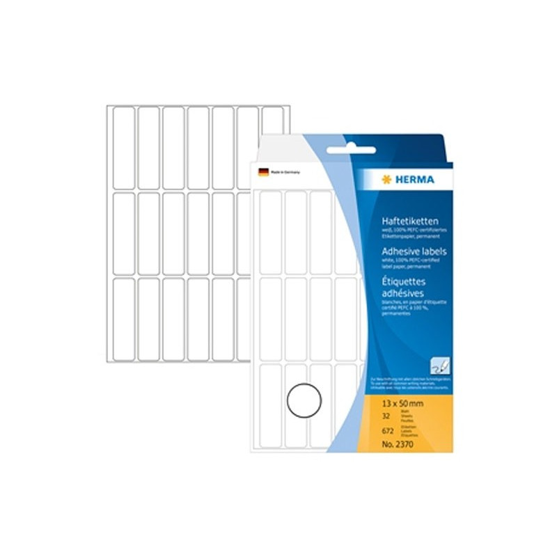Herma 2370 tarra 13x50 mm 21-jak.