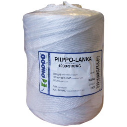 Pakkausnaru Piippo 1200/3 PP /1kg (rla)
