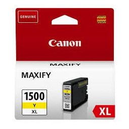 Canon PGI-1500XL Yellow mustepatruuna