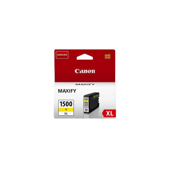 Canon PGI-1500XL Yellow mustepatruuna