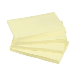 Viestilappu 76x127mm Keltainen /12 nidettä