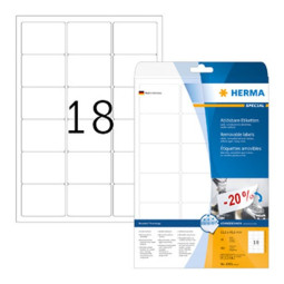 Irtoava tarra 63,5x46,6mm /450kpl Herma 4203 Movables