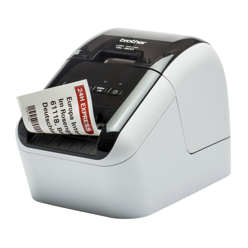Brother QL-800 Etikettitulostin USB 2-värinen, yksinkertainen ja edullinen tarratulostin toimistoon