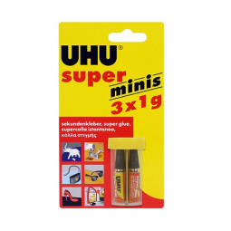 UHU Super minis 3x1G Pikaliima