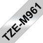 Brother TZe-M961 METALLI 36mm Musta/Hopea (P-Touch)