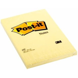 Viestilappu 102x152 Post-it 659, enemmän kirjoitustilaa